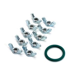 Hardware kit for assembling the fishing lure mold
