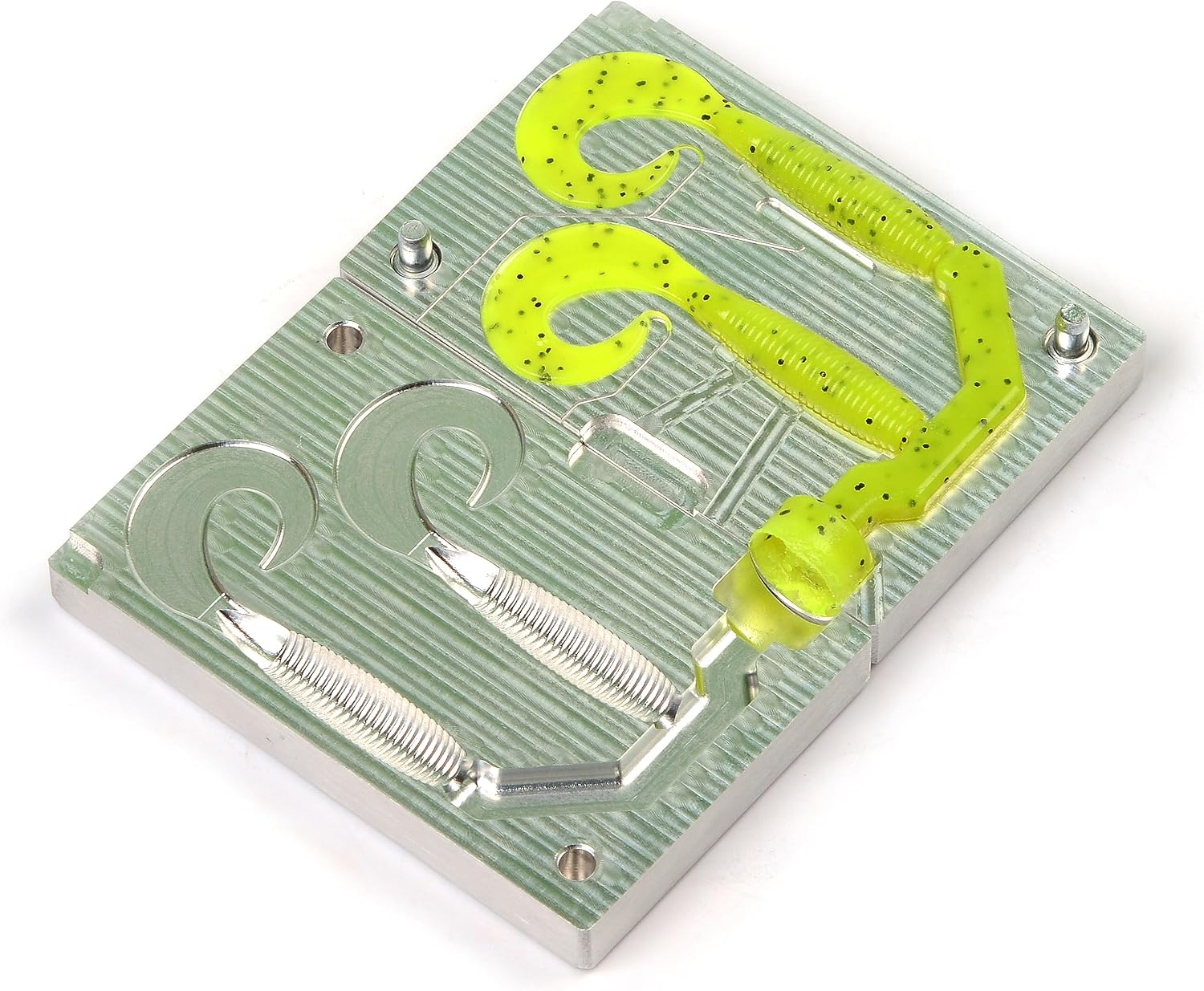 Aluminium Single-Tail Grub Mold, 4 in — product view